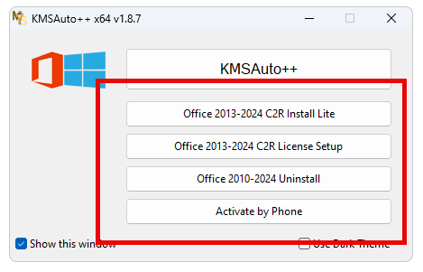 Additional Functions of KMSAuto++