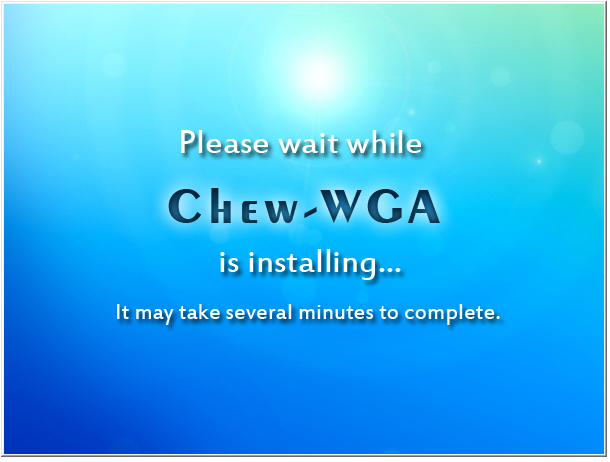 Activation Process in Chew WGA