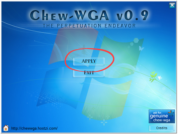 Using Chew WGA