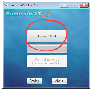 Working with RemoveWAT