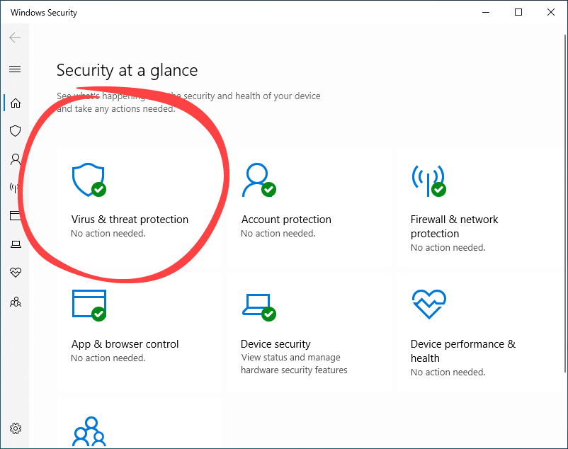 Windows 10 virus protection